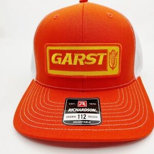 Garst Seeds Hat Embroidered Patch Cap Mesh Snapback Richardson 112